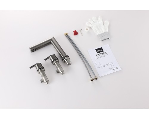 Смеситель для раковины Abber Perfekte 316 AF8A08BST цвет Сталь брашированная