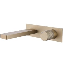 Смеситель для раковины Abber Rund AF8712G Золото матовое