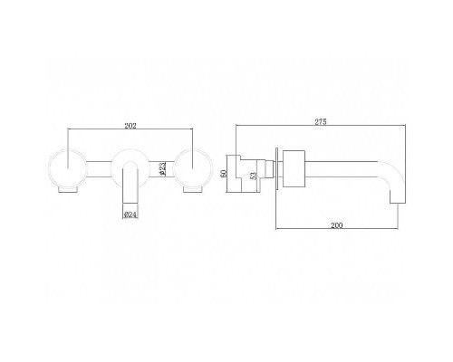 Смеситель для раковины Abber Wasser Kreis AF81122MRG Розовое золото матовое