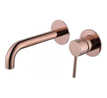 Смеситель для раковины Abber Wasser Kreis AF8112RG Розовое золото