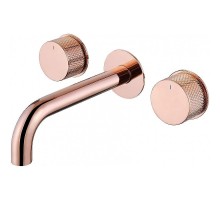 Смеситель для раковины Abber Wasser Kreis AF81122RG Розовое золото