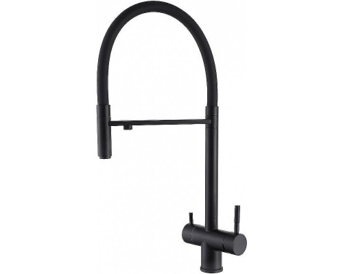 Смеситель для кухни Abber Wasser Kreis AF81141B Черный матовый