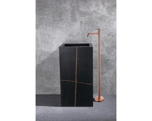 Смеситель для раковины Abber Wasser Kreis AF8140RG Розовое золото