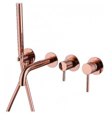 Смеситель для ванны Abber Wasser Kreis AF8130RG Розовое золото