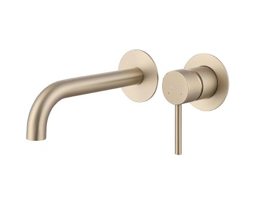 Смеситель для раковины Abber Wasser Kreis AF8112G Золото матовое