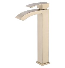 Смеситель для раковины Abber Wasserfall AF8611G Золото матовое