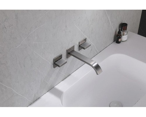 Смеситель для раковины Abber Wasserfall AF8612NG Никель