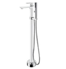 Смеситель для ванны Abber Weiss Insel AF8015W Белый Хром