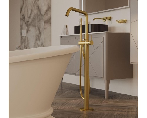 Смеситель для ванны Allen Brau Priority 5.31008-GB цвет Золото