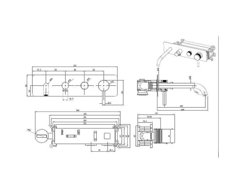 Смеситель для ванны Allen Brau Priority 5.31A05-00 Хром