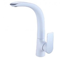 Смеситель для кухни Aquanet Arctic AF520-41СW Хром Белый