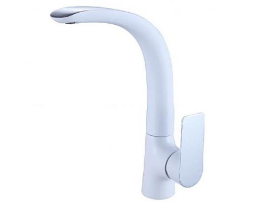 Смеситель для кухни Aquanet Arctic AF520-41СW Хром Белый