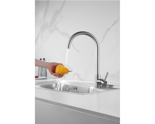 Смеситель для кухни Arrow AG4510M цвет Никель матовый