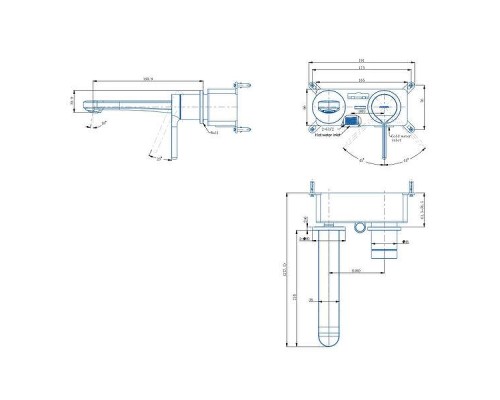 Смеситель для раковины Arrow N12RM6071CP цвет Хром