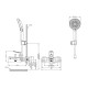 Смеситель для ванны Arrow AG3609CP цвет Хром