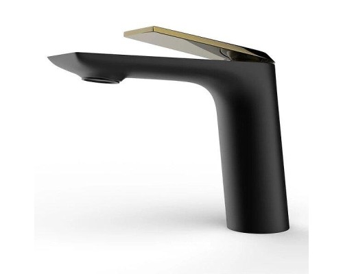 Смеситель для раковины Arrow AMP1145H цвет Черный матовый Золото