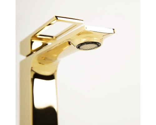 Смеситель для раковины BelBagno Luce LUC-LVM-ORO Золото