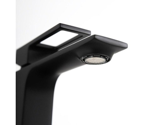 Смеситель для раковины BelBagno Luce LUC-LVM-NERO Черный матовый