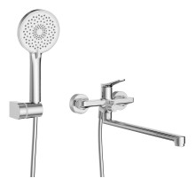 Смеситель для ванны BelBagno Unique UNIQUE-VASM-L-CRM универсальный Хром