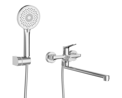 Смеситель для ванны BelBagno Unique UNIQUE-VASM-L-CRM универсальный Хром