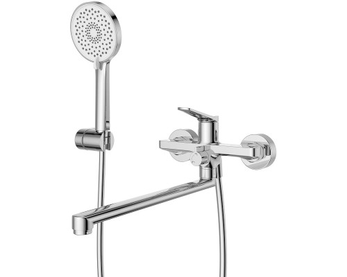 Смеситель для ванны BelBagno Unique UNIQUE-VASM-L-CRM универсальный Хром