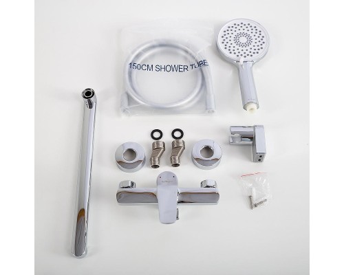 Смеситель для ванны BelBagno Unique UNIQUE-VASM-L-CRM универсальный Хром