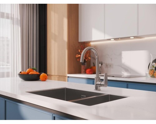 Смеситель для кухни Cersanit Moduo 68222 Сатин