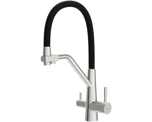Смеситель для кухни Cersanit Vivo 68217 Хром Черный