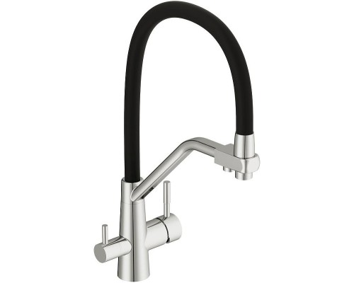 Смеситель для кухни Cersanit Vivo 68217 Хром Черный