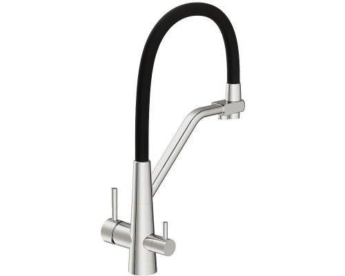 Смеситель для кухни Cersanit Vivo 68217 Хром Черный