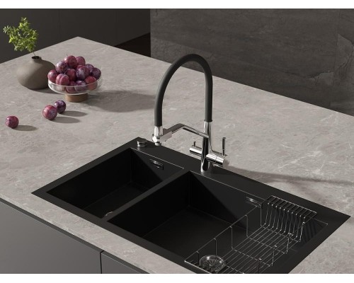 Смеситель для кухни Cersanit Vivo 68217 Хром Черный