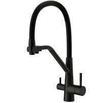 Смеситель для кухни Cersanit Vivo 68218 Черный матовый