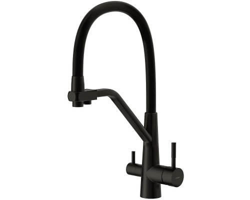 Смеситель для кухни Cersanit Vivo 68218 Черный матовый