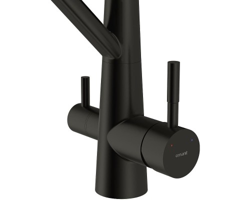 Смеситель для кухни Cersanit Vivo 68218 Черный матовый