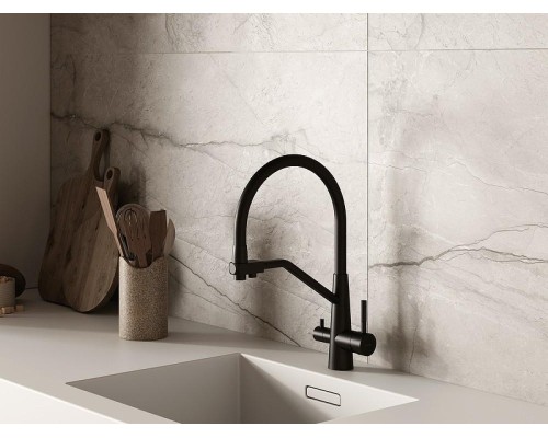 Смеситель для кухни Cersanit Vivo 68218 Черный матовый