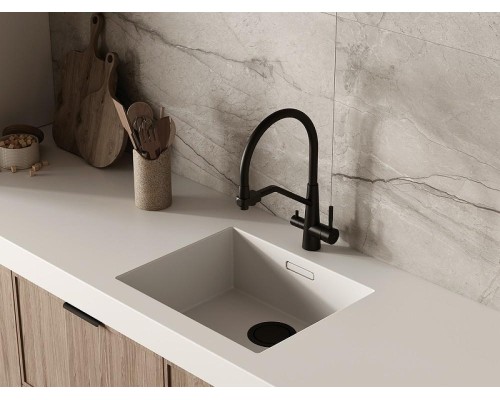 Смеситель для кухни Cersanit Vivo 68218 Черный матовый