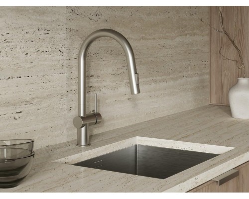 Смеситель для кухни Cersanit Brasko 68226 Сатин