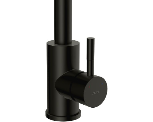 Смеситель для кухни Cersanit Como 68243 Черный матовый