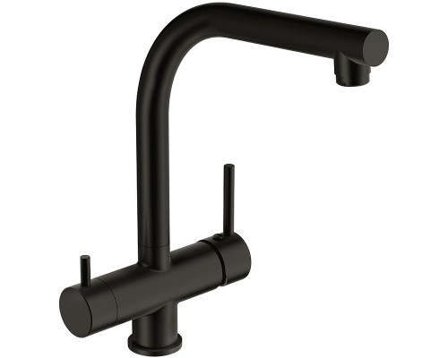 Смеситель для кухни Cersanit Crea 68223 Черный матовый