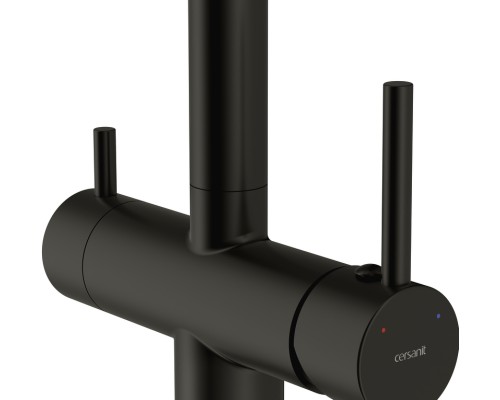 Смеситель для кухни Cersanit Crea 68223 Черный матовый