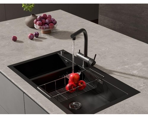 Смеситель для кухни Cersanit Crea 68223 Черный матовый