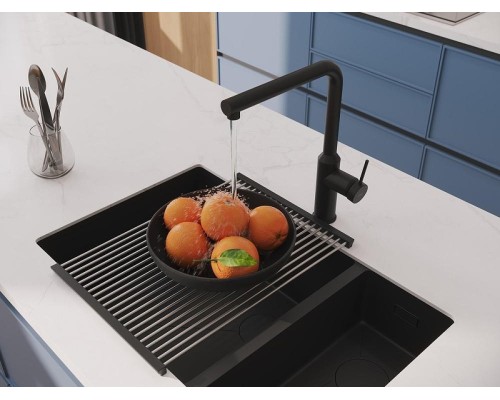 Смеситель для кухни Cersanit Flavis 68240 Черный матовый