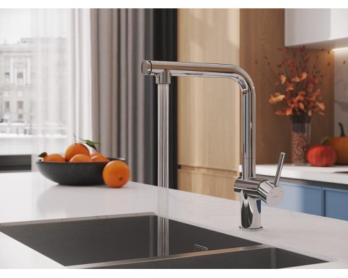 Смеситель для кухни Cersanit Flavis 64843 Хром