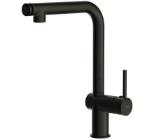 Смеситель для кухни Cersanit Flavis 68237 Черный матовый