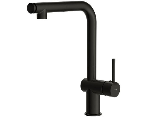 Смеситель для кухни Cersanit Flavis 68237 Черный матовый