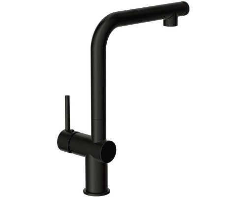 Смеситель для кухни Cersanit Flavis 68237 Черный матовый