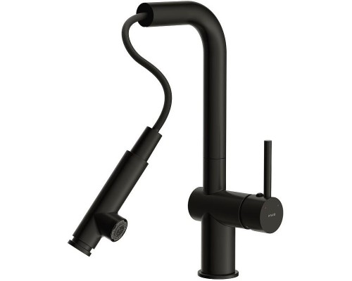 Смеситель для кухни Cersanit Flavis 68237 Черный матовый