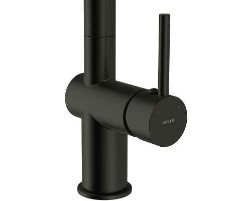 Смеситель для кухни Cersanit Flavis 68237 Черный матовый