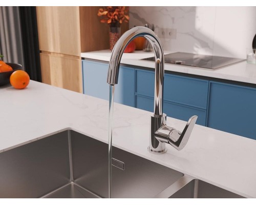 Смеситель для кухни Cersanit Moduo 64839 Хром