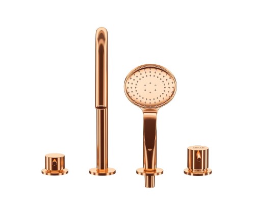 Смеситель на борт ванны Cezares Leaf LEAF-BVDM4-L-SS цвет Sunset